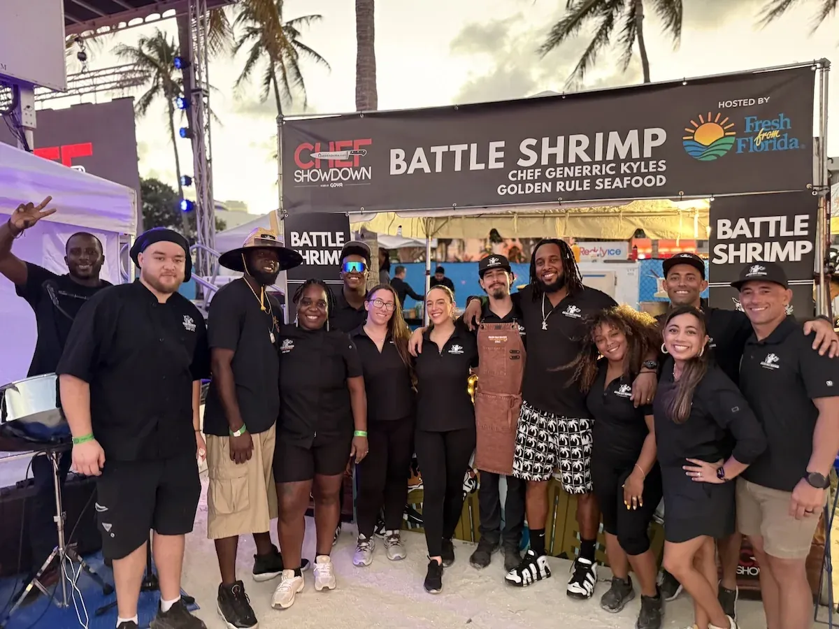 Battle Shrimp team at their tent