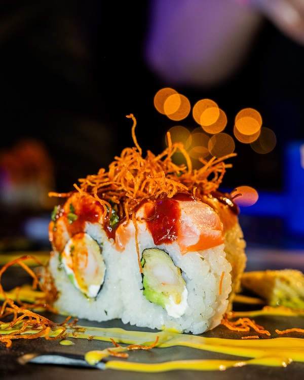 Sushi Maki roll served at Chef Showdown