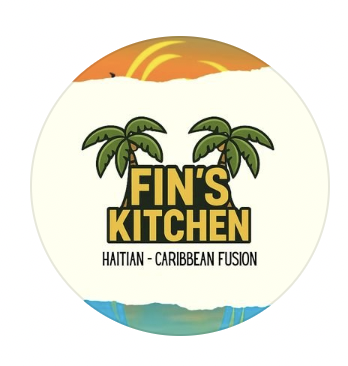 Fin's Kitchen Caribbean Grill logo